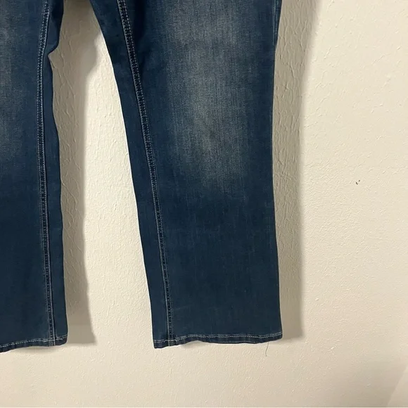 Lane Bryant Bootcut Tighter Tummy Tech Size 14R NWT Dark Blue Jeans Casual - Picture 3 of 10